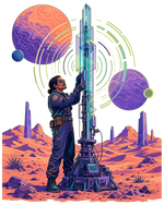 Desert Frequency - GenX Terminal Space Landscape Collection