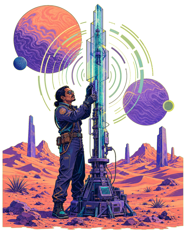Desert Frequency - GenX Terminal Space Landscape Collection