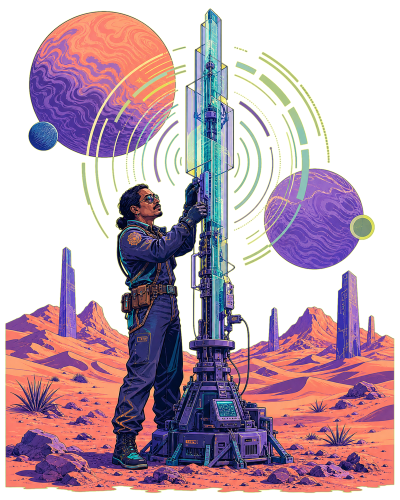 Desert Frequency - GenX Terminal Space Landscape Collection
