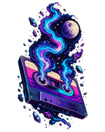 Cassette Nebula - GenX Terminal Space Landscape Collection