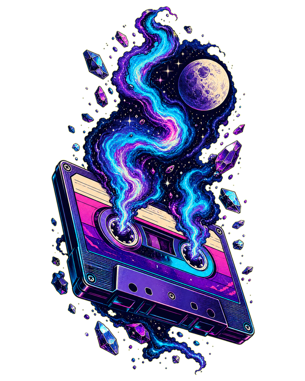 Cassette Nebula - GenX Terminal Space Landscape Collection
