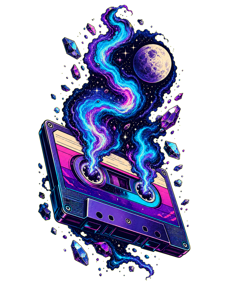 Cassette Nebula - GenX Terminal Space Landscape Collection