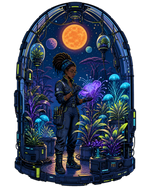 Solar Garden - GenX Terminal Space Landscape Collection