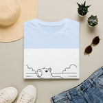 Capybara Relaxing — Coloring Book Art Tee