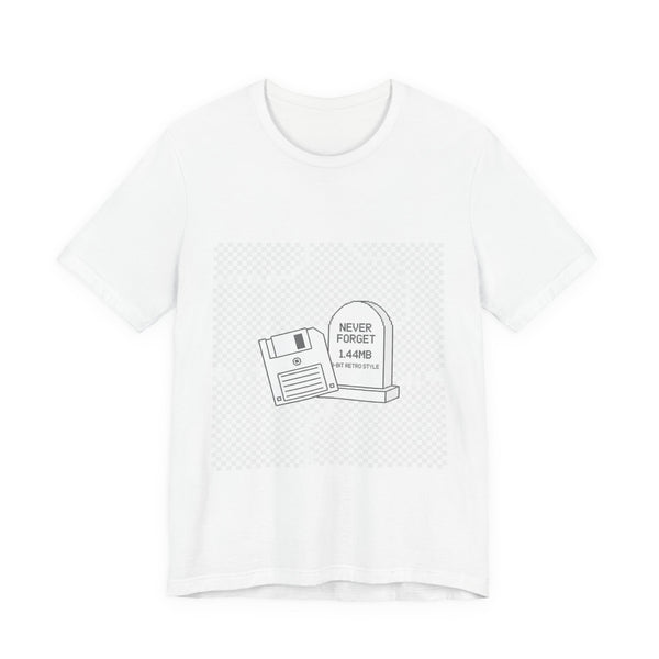 Floppy Disk Never Forget Tee | Premium