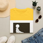 Howling Wolf Silhouette — Coloring Book Art Tee