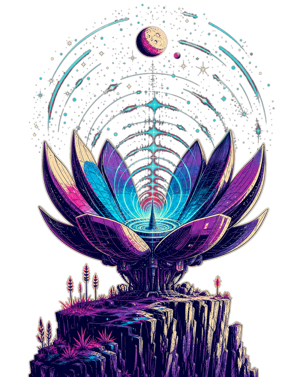 Beacon Bloom - GenX Terminal Space Landscape Collection