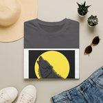 Howling Wolf Silhouette — Coloring Book Art Tee