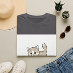 Peeking Kitten With Raised Tail T-Shirt