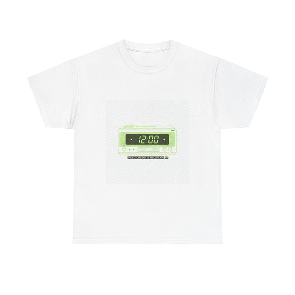 VCR Blinking 12:00 Tee | Classic