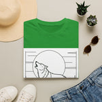Howling Wolf Silhouette — Coloring Book Art Tee