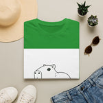 Capybara Relaxing — Coloring Book Art Tee