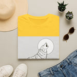 Howling Wolf Silhouette — Coloring Book Art Tee