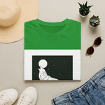 Howling Wolf Silhouette — Coloring Book Art Tee