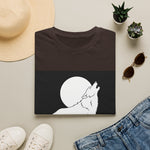 Howling Wolf Silhouette — Coloring Book Art Tee