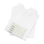 Mixtape Tracklist Notebook Tee | Premium