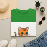 Cute Kitten Playing — Coloring Book Art Tee