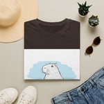 Capybara Relaxing — Coloring Book Art Tee