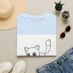 Peeking Kitten Cartoon T-Shirt