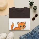 Cute Kitten Playing — Coloring Book Art Tee
