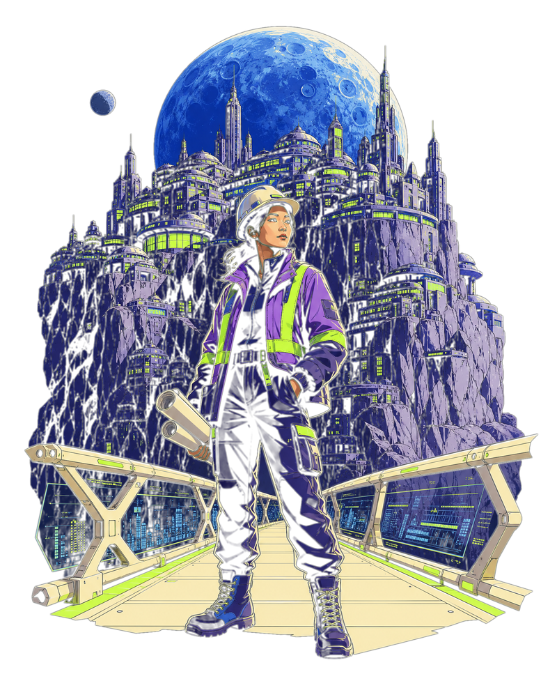 Far Side City - GenX Terminal Space Landscape Collection