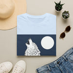 White Wolf Howl Night Scene T-Shirt