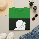 Howling Wolf Silhouette — Coloring Book Art Tee