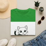 Cute Kitten Playing — Coloring Book Art Tee