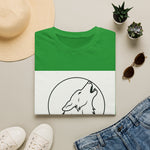 Howling Wolf Circle Silhouette T-Shirt