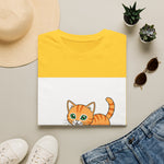 Cute Kitten Playing — Coloring Book Art Tee