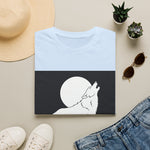 Howling Wolf Silhouette — Coloring Book Art Tee