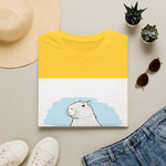 Capybara Relaxing — Coloring Book Art Tee