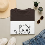 Cute Kitten Playing — Coloring Book Art Tee