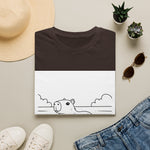 Capybara Relaxing — Coloring Book Art Tee