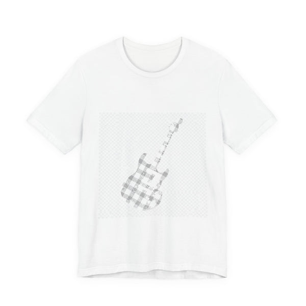 Grunge Flannel Guitar Tee | Premium
