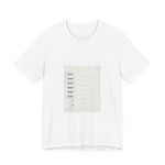 Mixtape Tracklist Notebook Tee | Premium