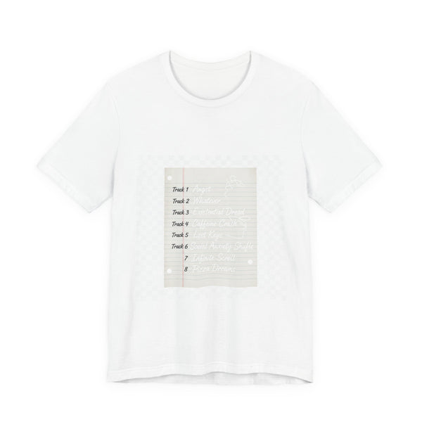 Mixtape Tracklist Notebook Tee | Premium