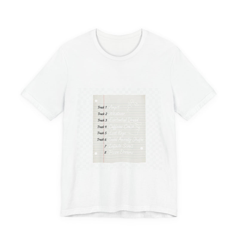 Mixtape Tracklist Notebook Tee | Premium