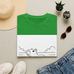 Capybara Relaxing — Coloring Book Art Tee