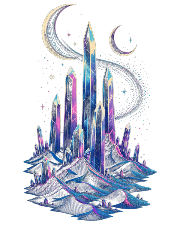 Crystal Dunes - GenX Terminal Space Landscape Collection