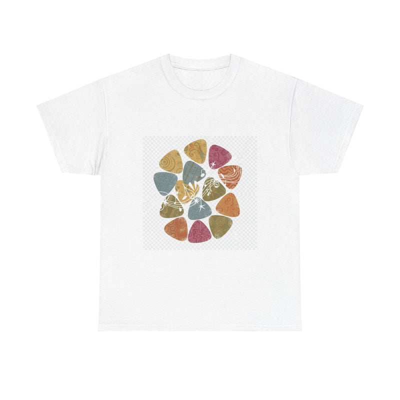 Guitar Pick Collage Tee | Classic