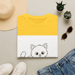 Cute Kitten Playing — Coloring Book Art Tee
