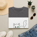 Cute Kitten Playing — Coloring Book Art Tee