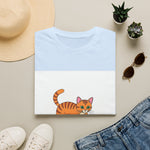 Cute Kitten Playing — Coloring Book Art Tee