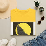Howling Wolf Silhouette — Coloring Book Art Tee