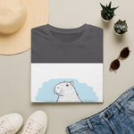 Capybara Relaxing — Coloring Book Art Tee