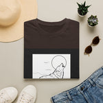 Howling Wolf Silhouette — Coloring Book Art Tee