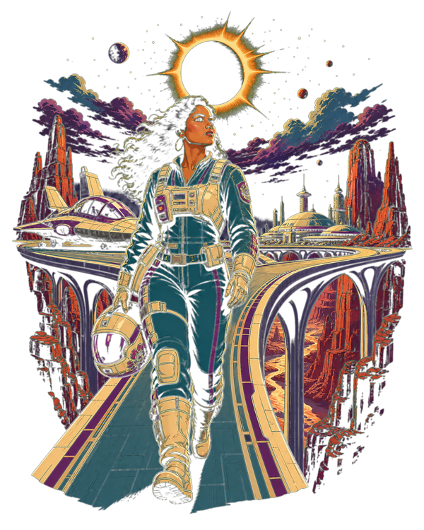 Eclipse Overpass - GenX Terminal Space Landscape Collection