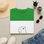 Capybara Portrait Coloring Art T-Shirt