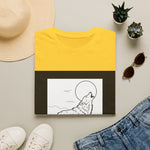 Howling Wolf Silhouette — Coloring Book Art Tee